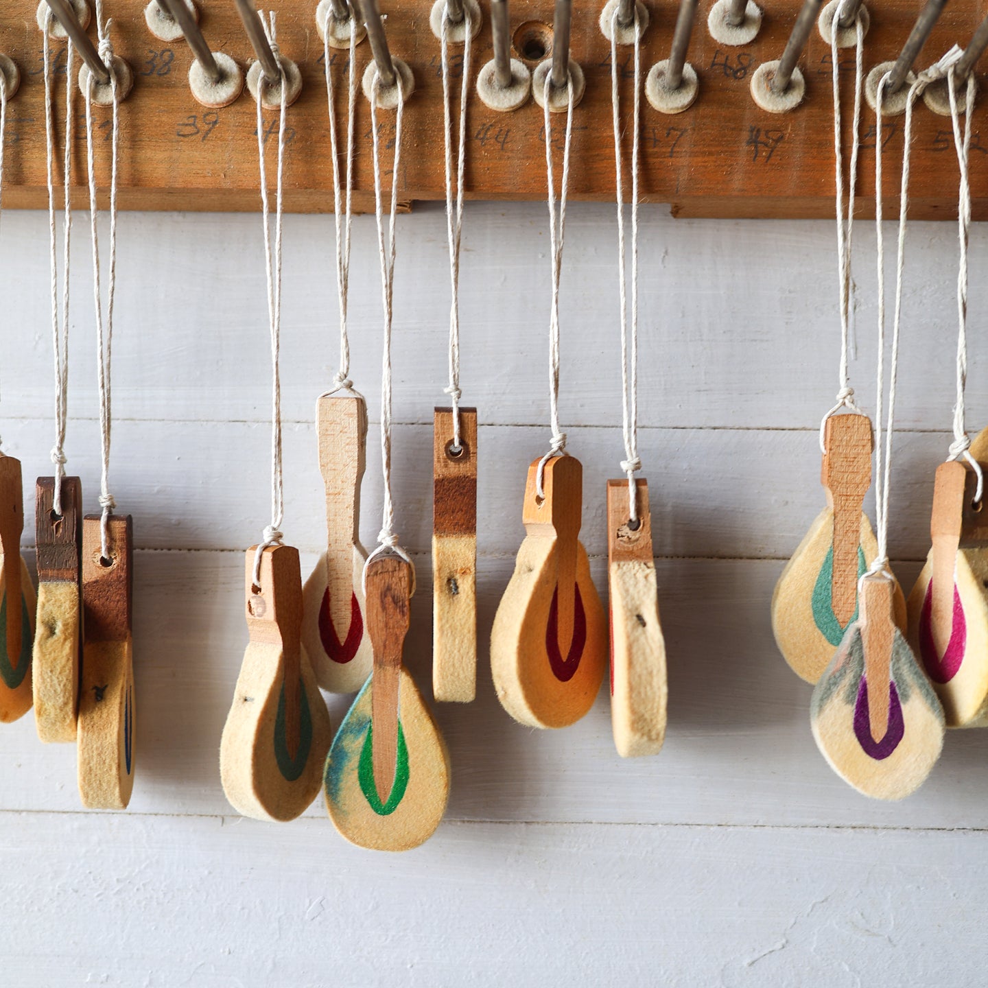 Reclaimed Piano Hammer Ornaments