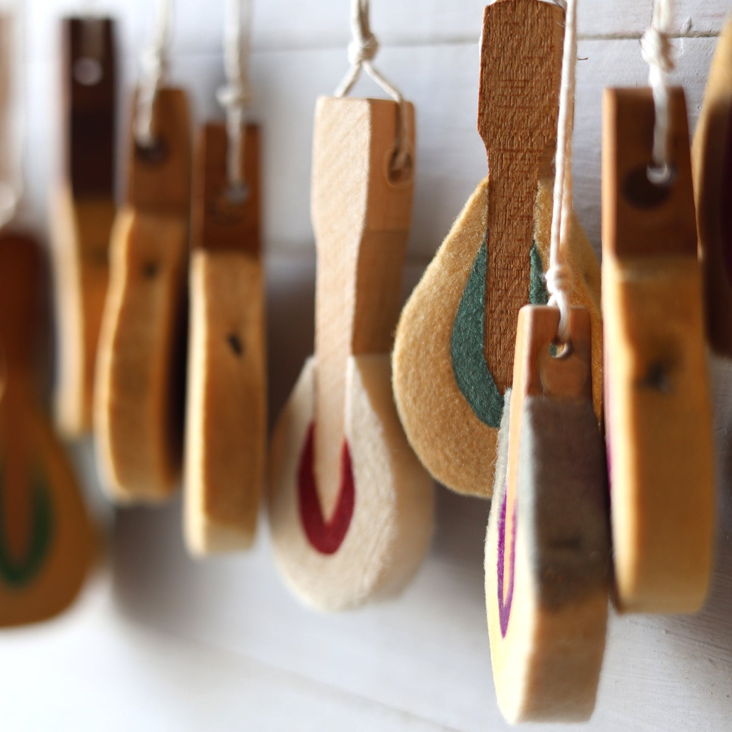 Reclaimed Piano Hammer Ornaments