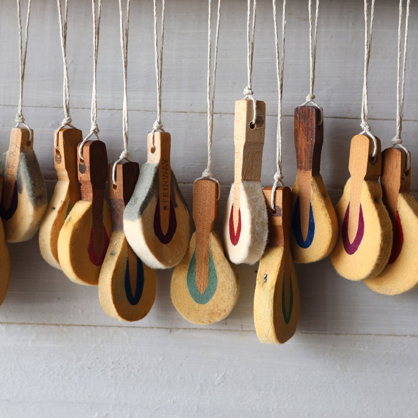 Reclaimed Piano Hammer Ornaments