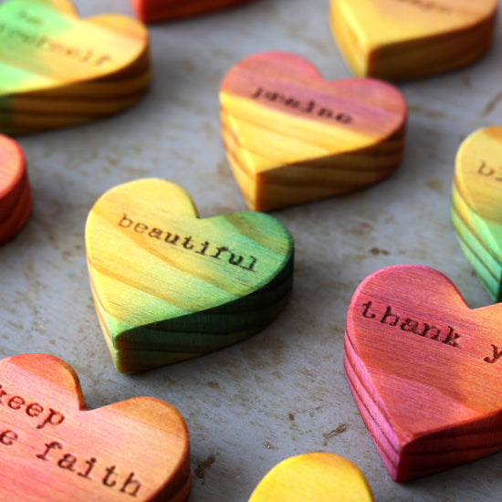 Inspired Word Hearts