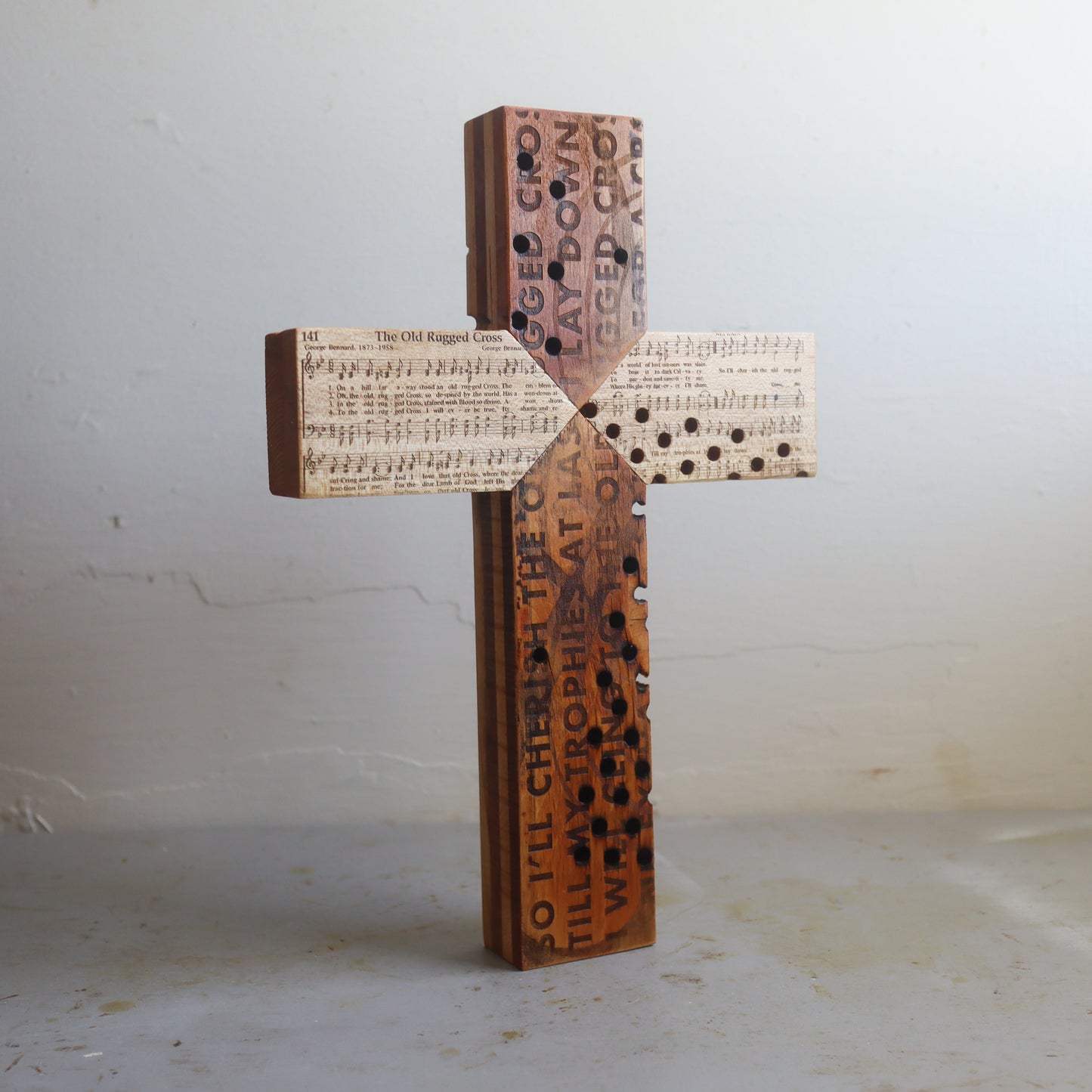 Old Rugged Cross Sign Rugged Wooden Cross