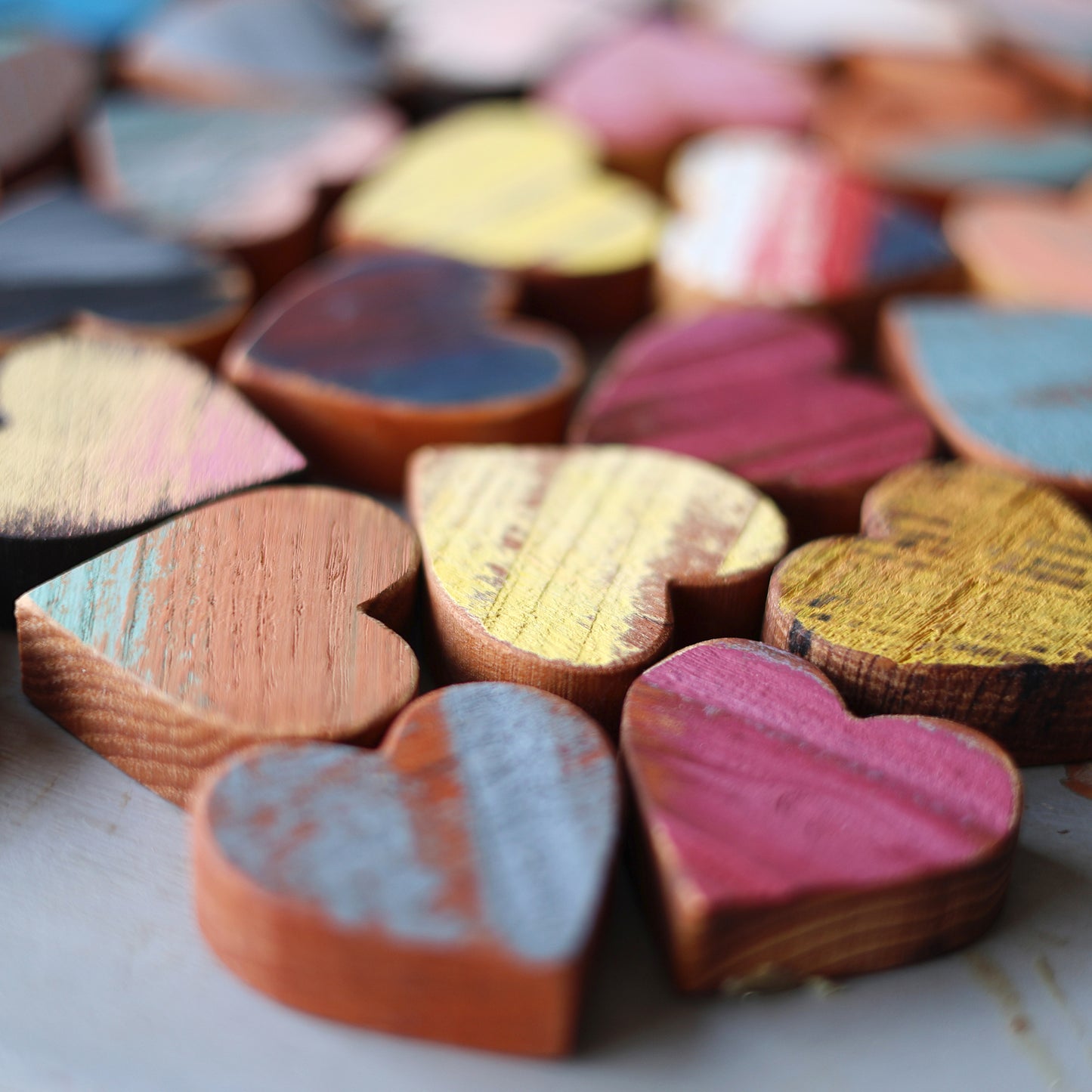 Rustic Painted Heart Sets ✨