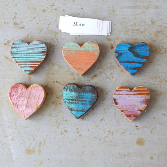 Rustic Painted Heart Sets ✨