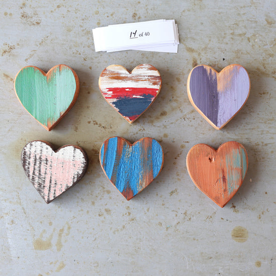 Rustic Painted Heart Sets ✨