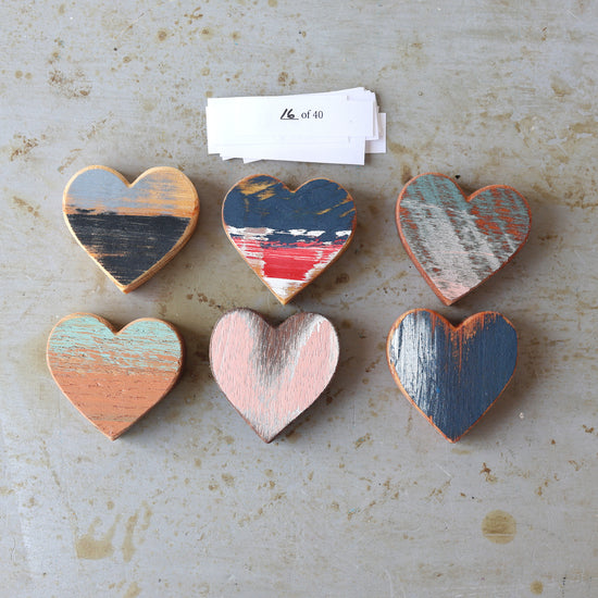 Rustic Painted Heart Sets ✨