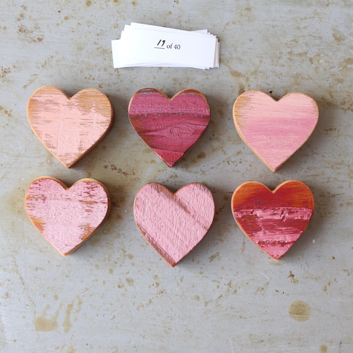 Rustic Painted Heart Sets ✨