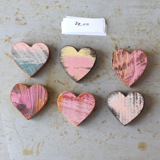 Rustic Painted Heart Sets ✨