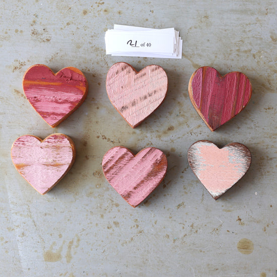 Rustic Painted Heart Sets ✨