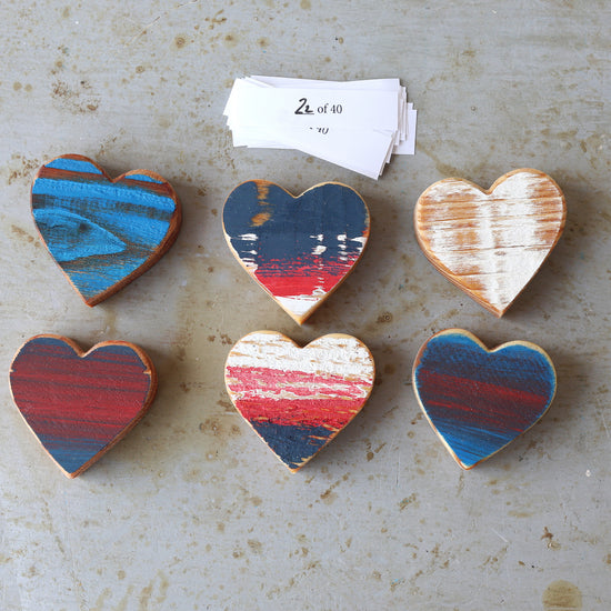 Rustic Painted Heart Sets ✨