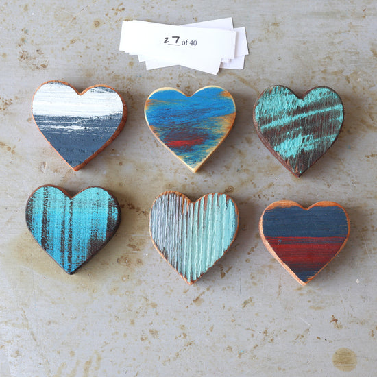 Rustic Painted Heart Sets ✨