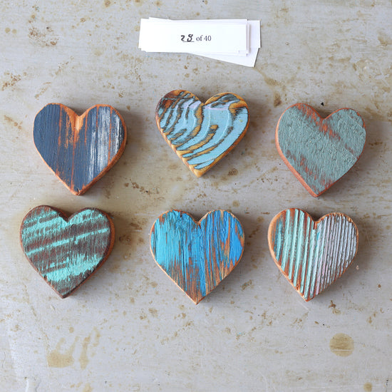 Rustic Painted Heart Sets ✨