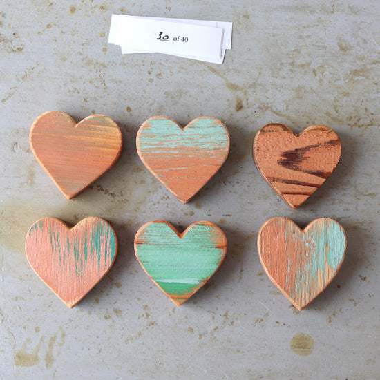 Rustic Painted Heart Sets ✨