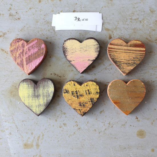 Rustic Painted Heart Sets ✨