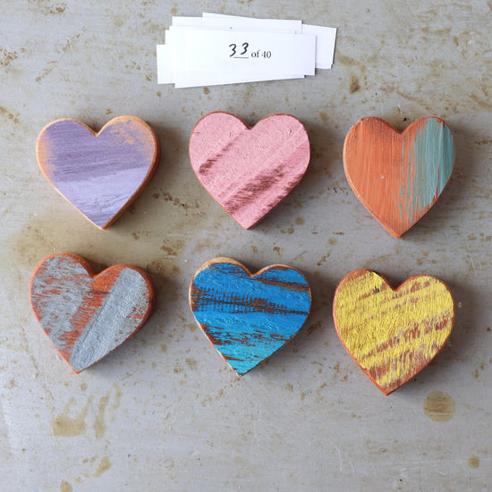 Rustic Painted Heart Sets ✨