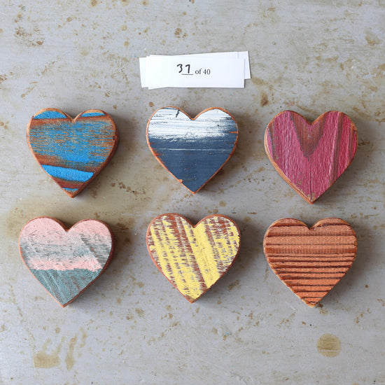 Rustic Painted Heart Sets ✨