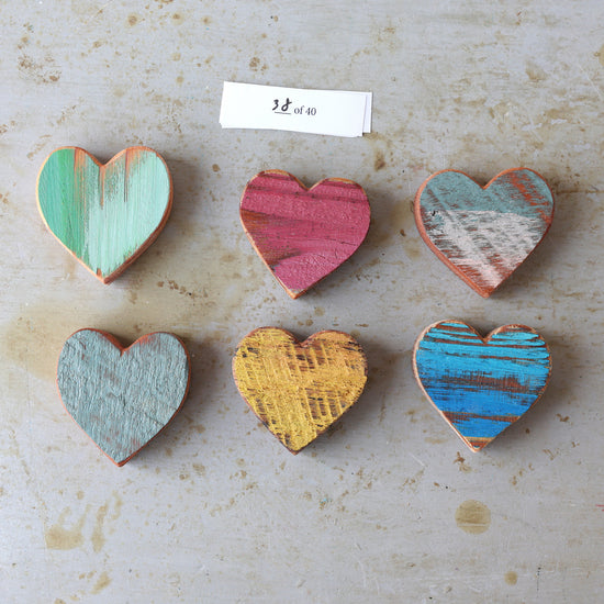 Rustic Painted Heart Sets ✨