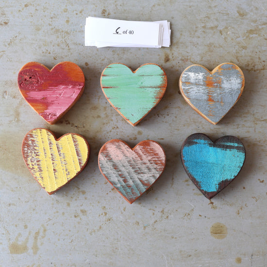 Rustic Painted Heart Sets ✨