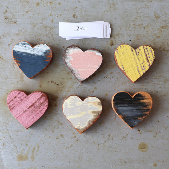 Rustic Painted Heart Sets ✨