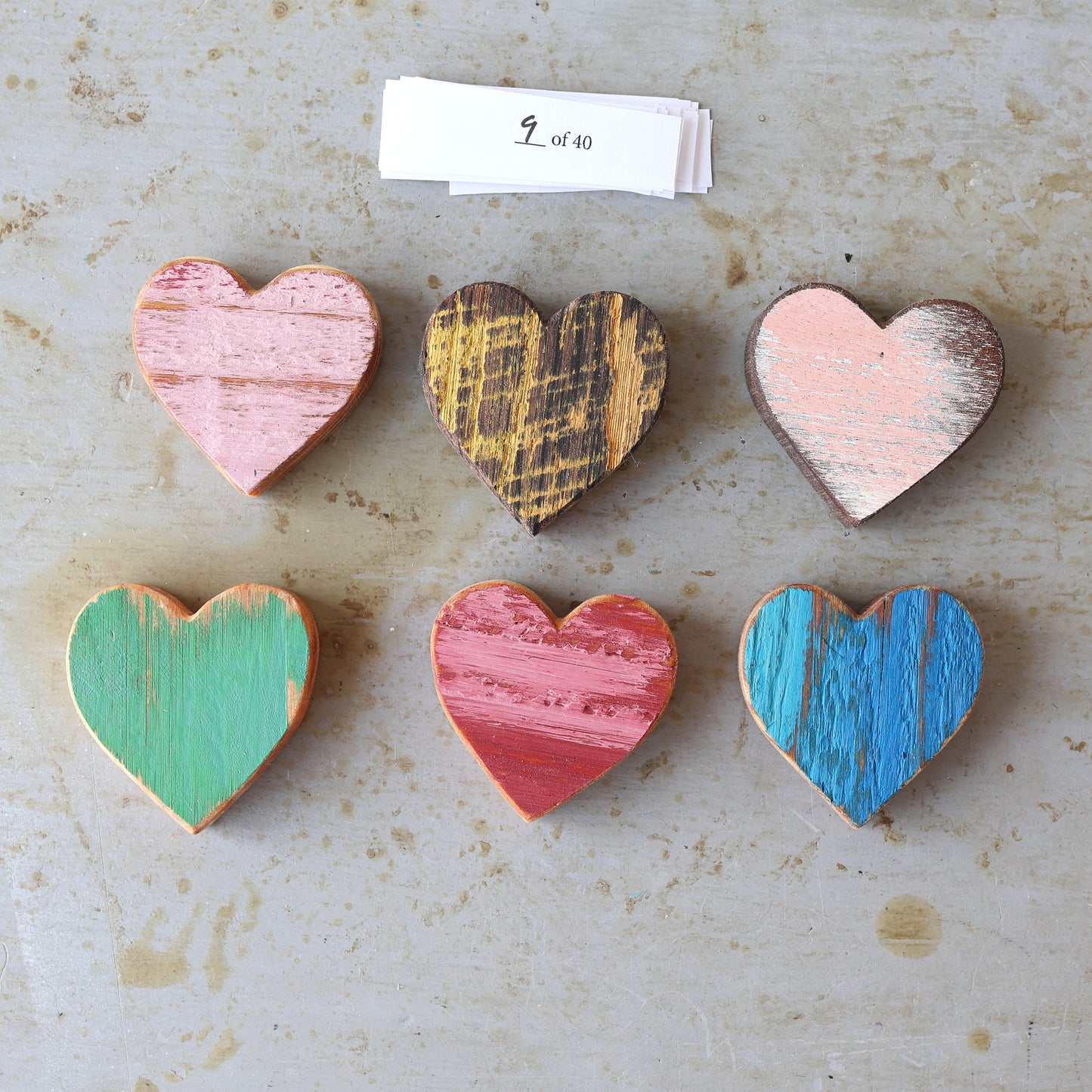 Rustic Painted Heart Sets ✨