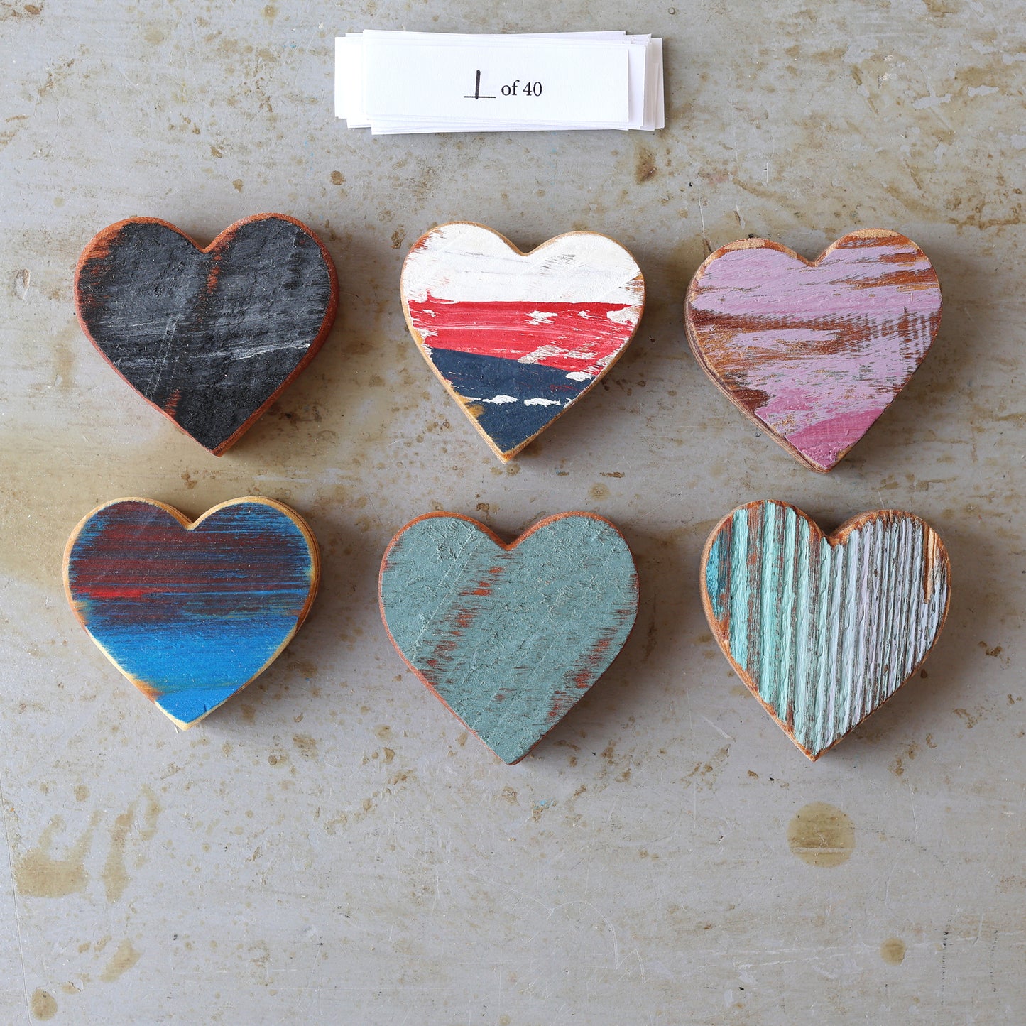 Rustic Painted Heart Sets ✨