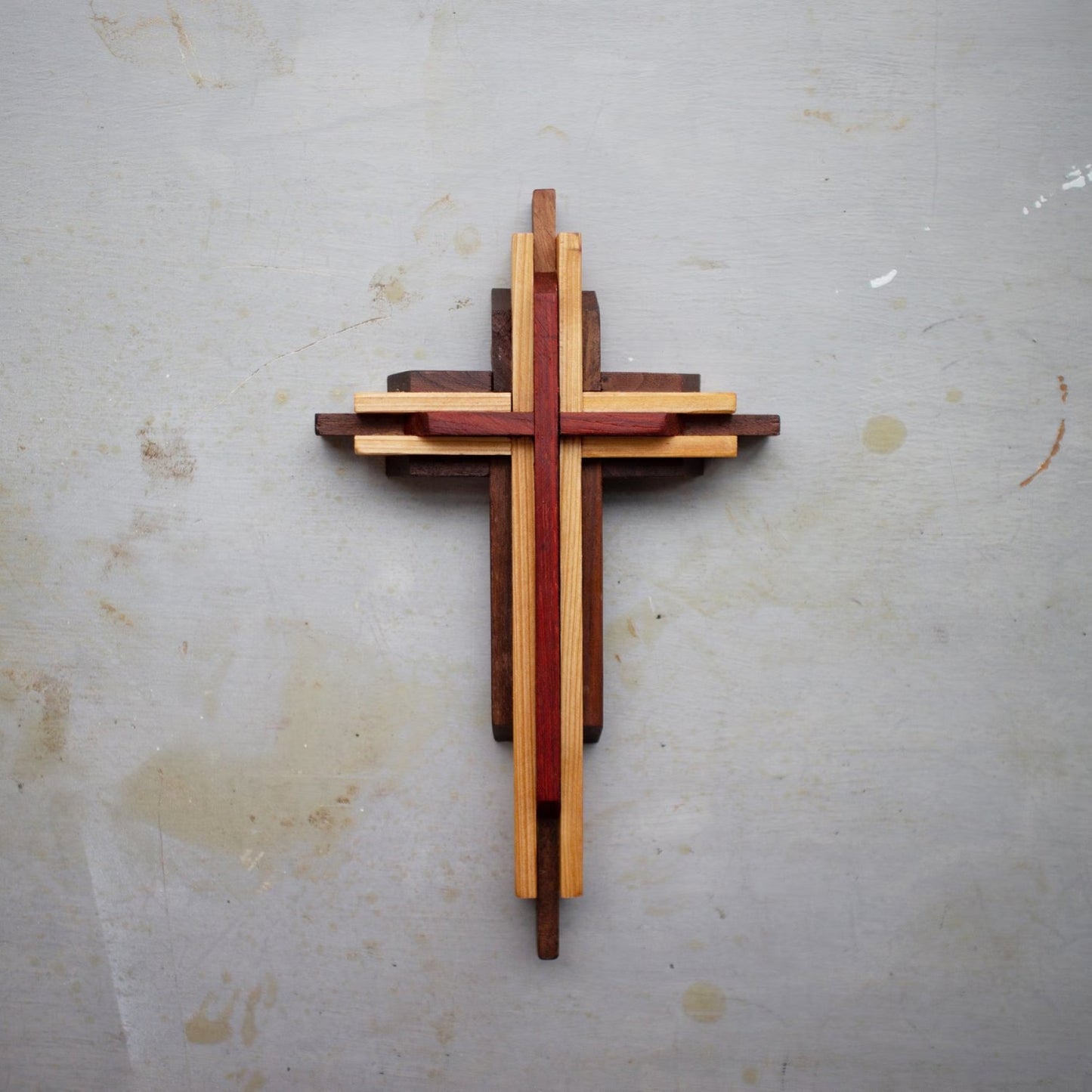 Small Static Cross Small Layered Cross – Dennehey Design Co.