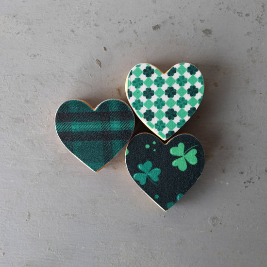 St. Patrick's Fabric Hearts :: Limited Edition ✨