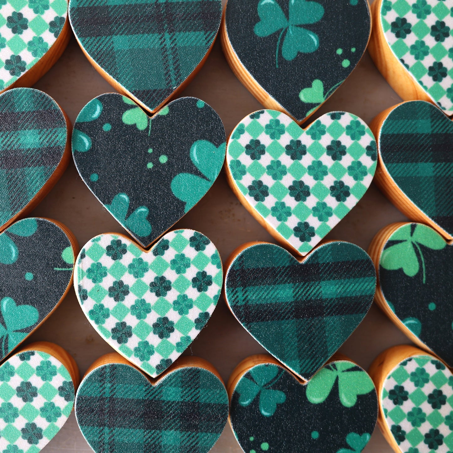 St. Patrick's Fabric Hearts :: Limited Edition ✨