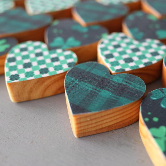 St. Patrick's Fabric Hearts :: Limited Edition ✨