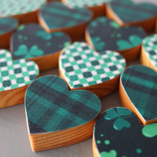 St. Patrick's Fabric Hearts :: Limited Edition ✨