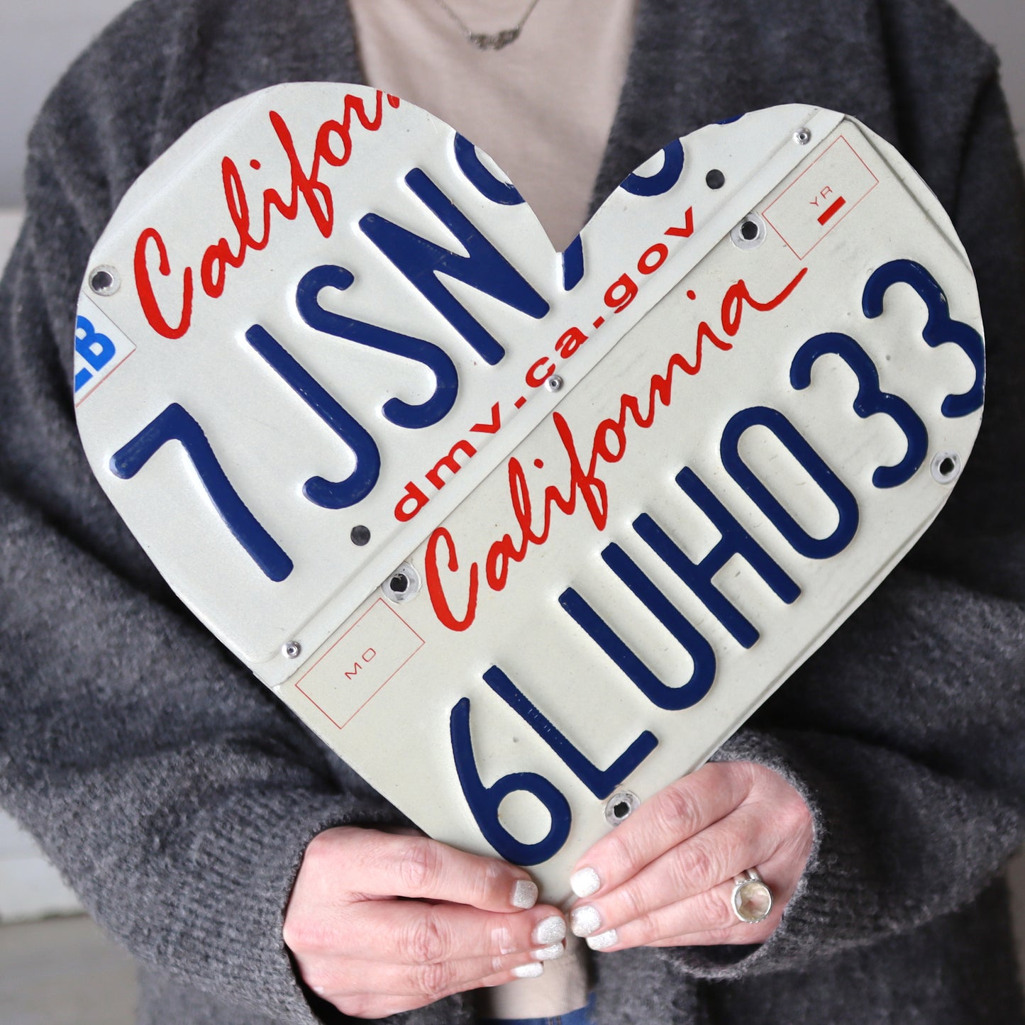 State Plate Heart Art