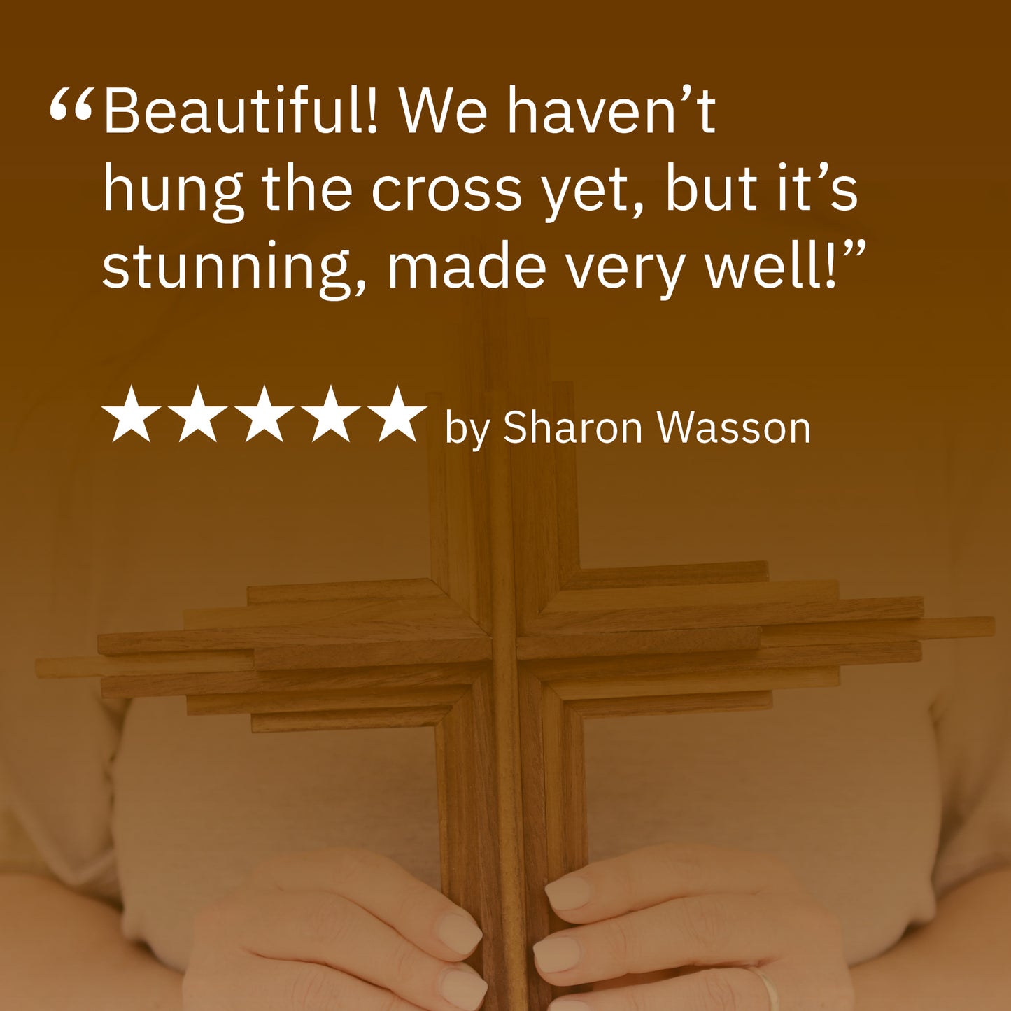 Walnut Layered Crosses