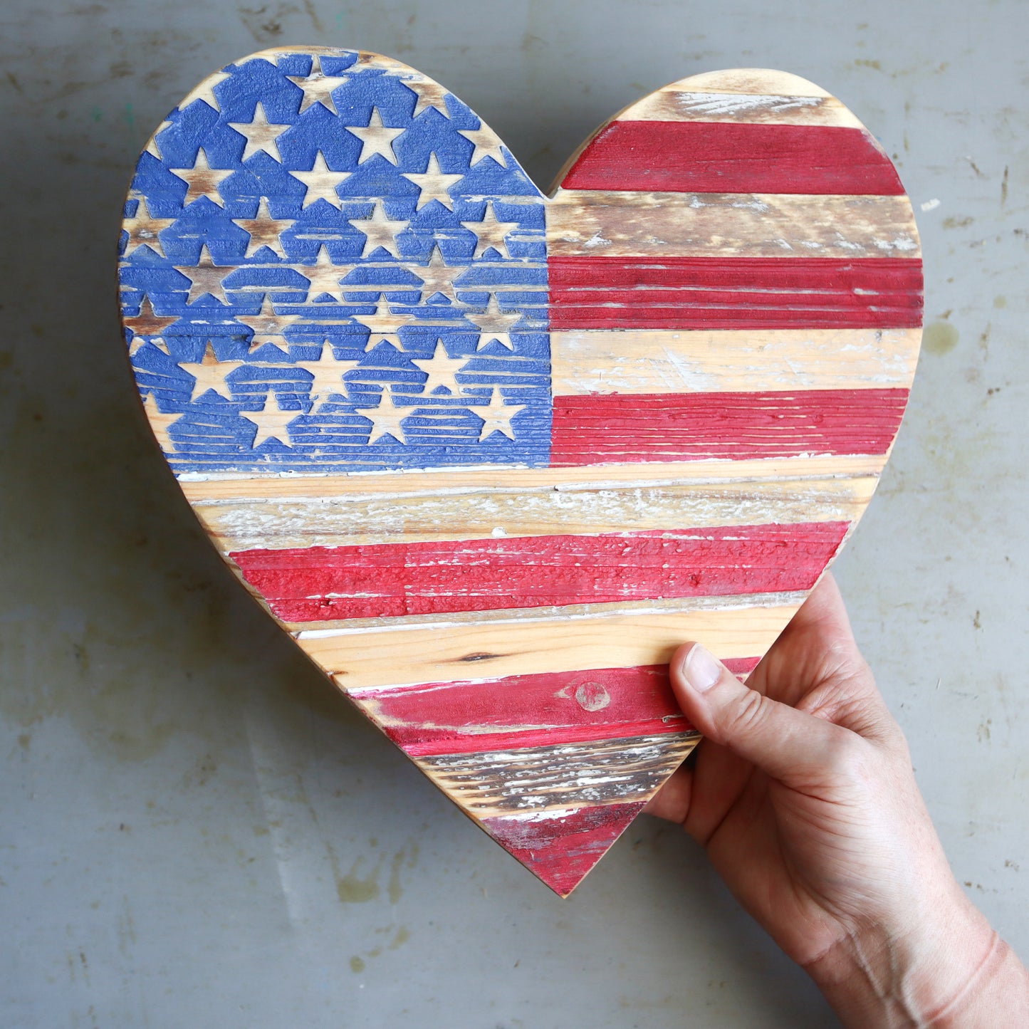 USA Pallet Wood Hearts