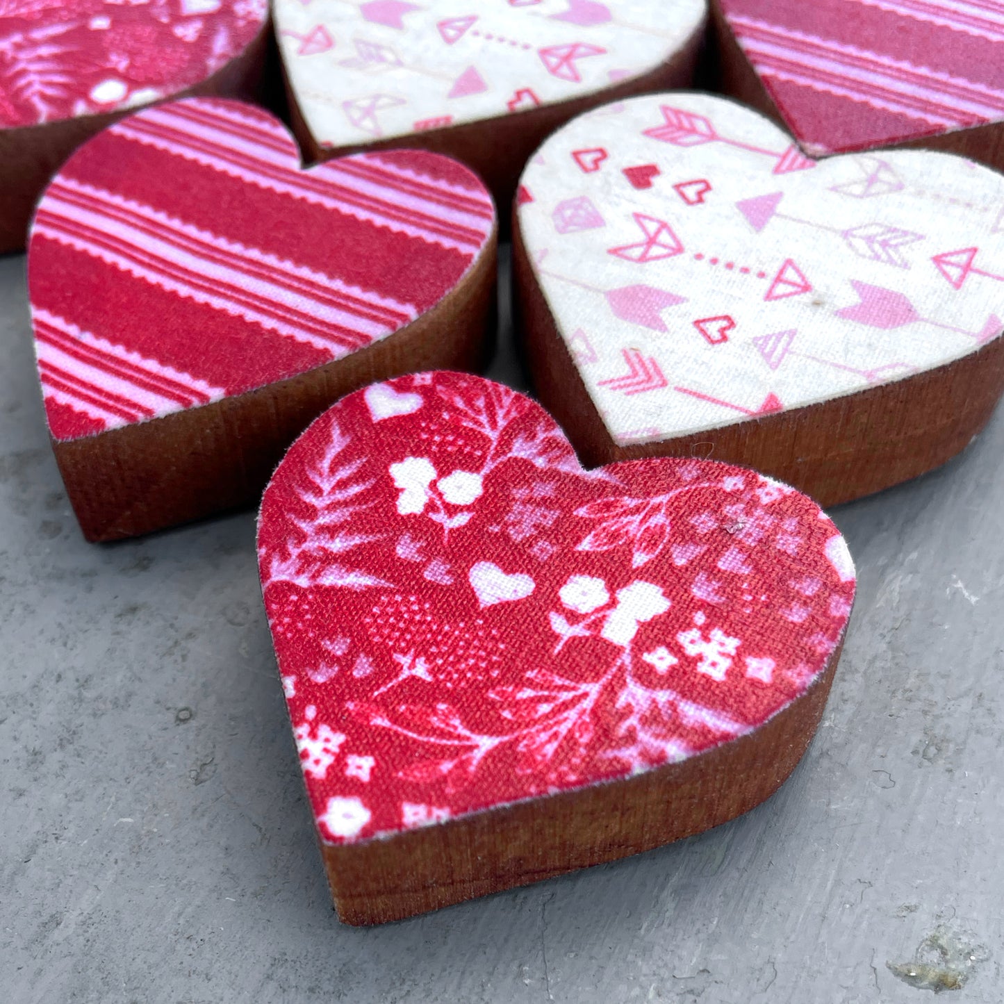 Valentine's Fabric Hearts :: Limited Edition ✨