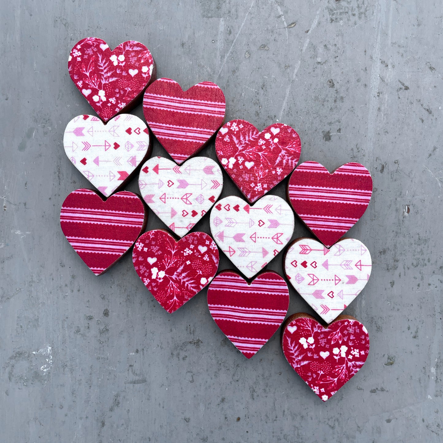 Valentine's Fabric Hearts :: Limited Edition ✨