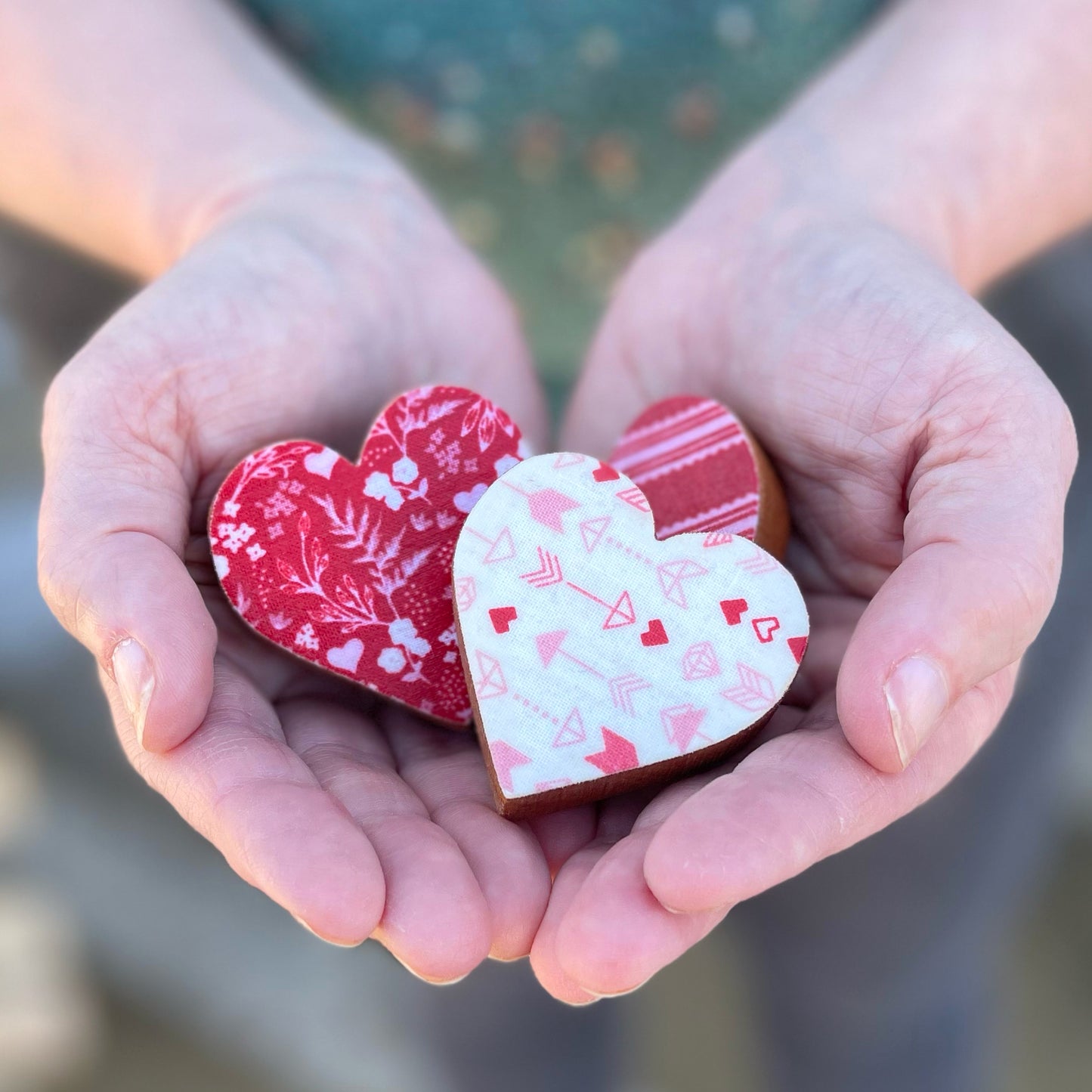 Valentine's Fabric Hearts :: Limited Edition ✨