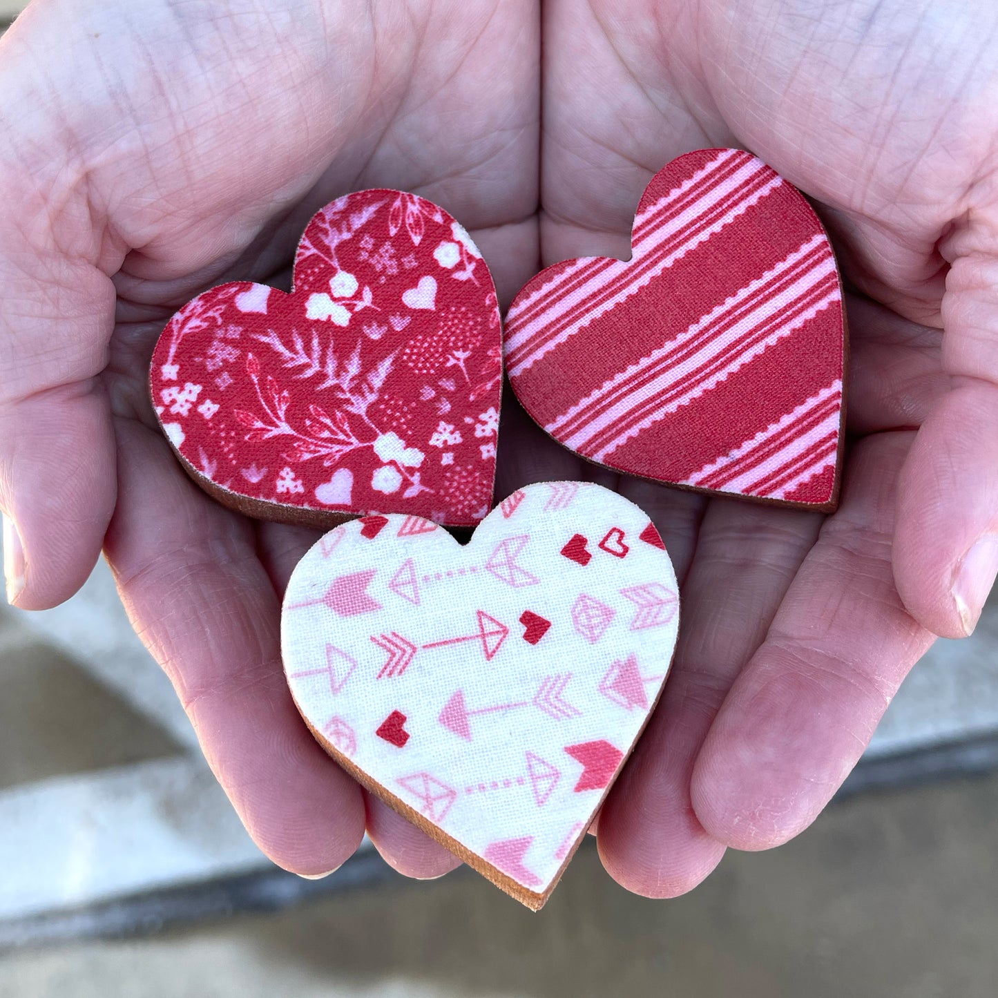 Valentine's Fabric Hearts :: Limited Edition ✨