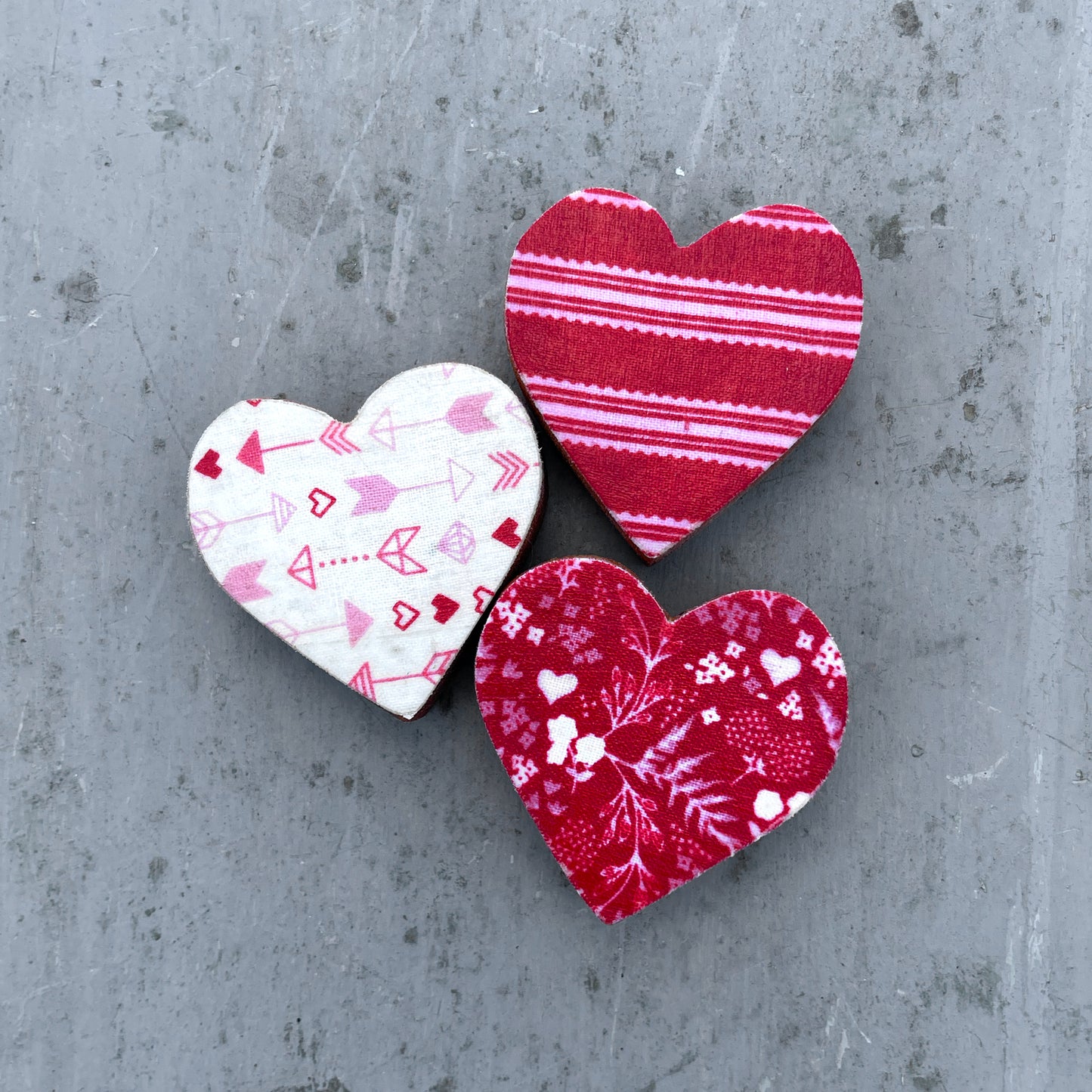 Valentine's Fabric Hearts :: Limited Edition ✨