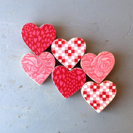 Valentine's Fabric Hearts :: Limited Edition ✨