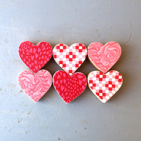 Valentine's Fabric Hearts :: Limited Edition ✨