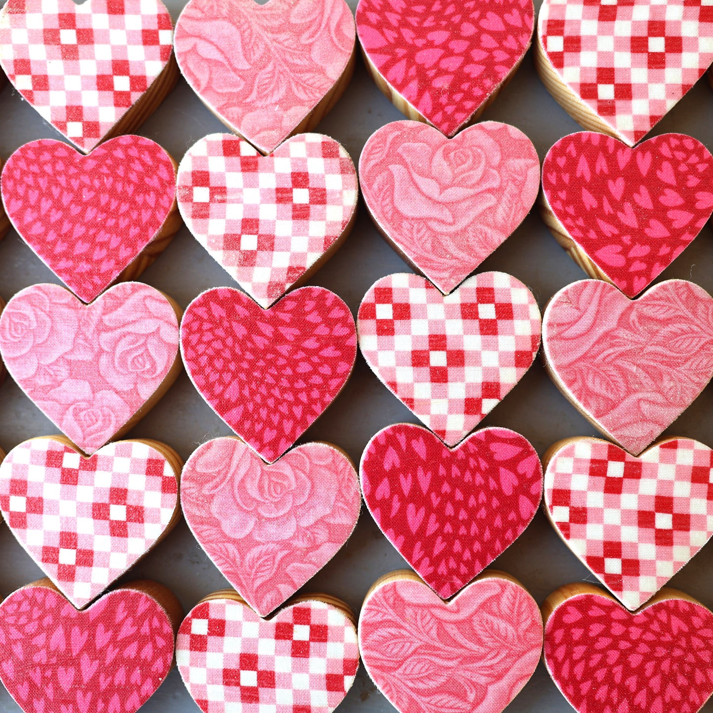 Valentine's Fabric Hearts :: Limited Edition ✨