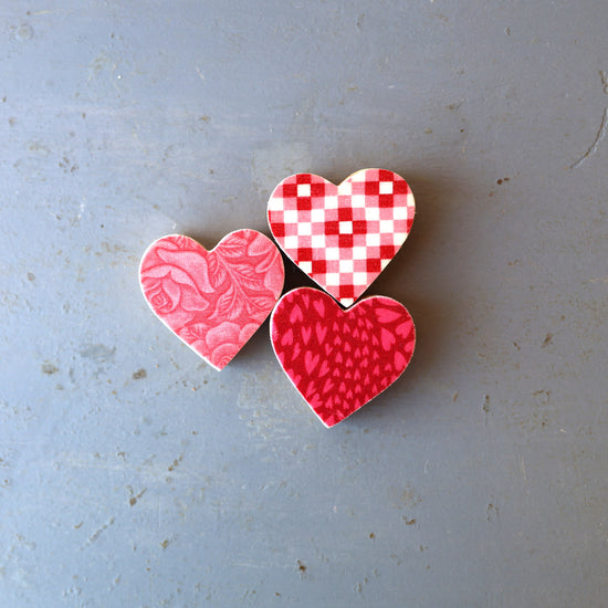 Valentine's Fabric Hearts :: Limited Edition ✨