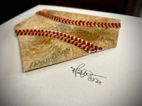 Home Plate Baseball Artwork titled “HOME”