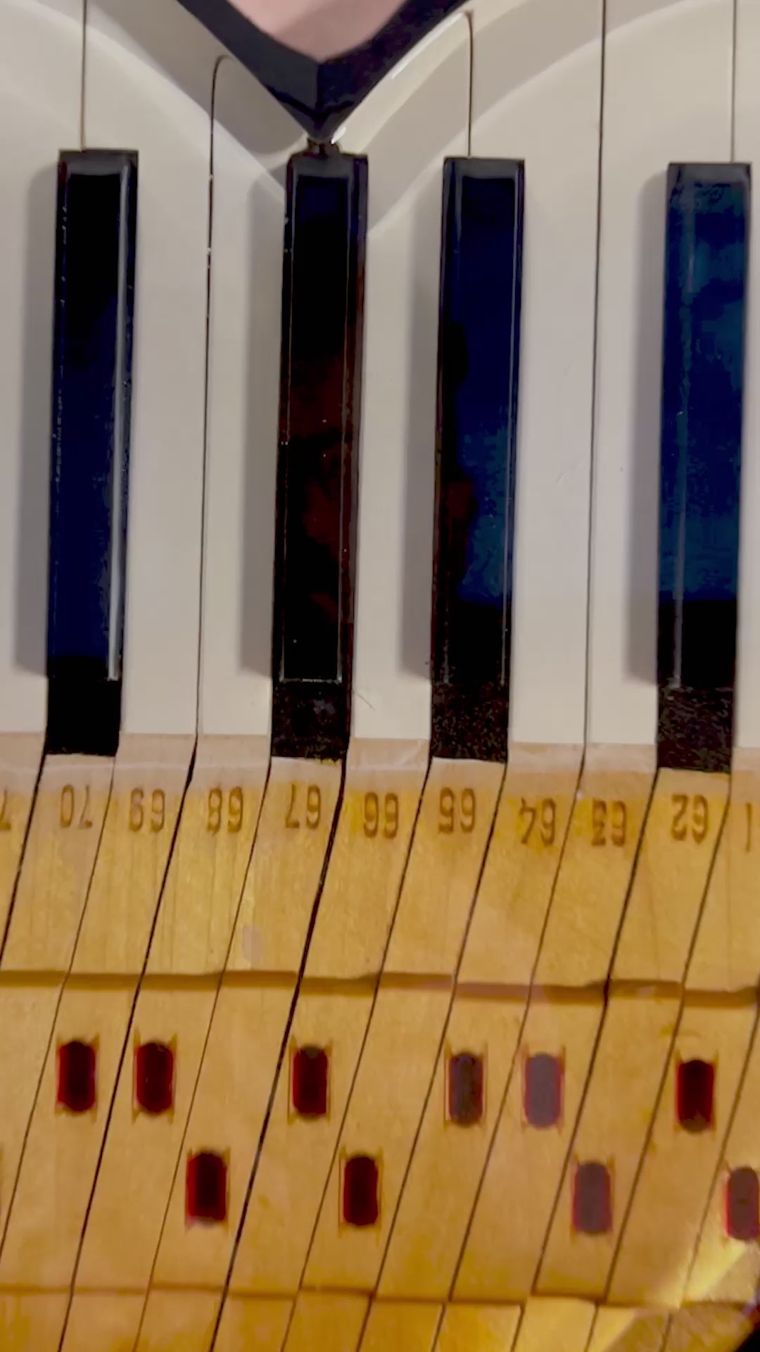 Load and play video in Gallery viewer, Piano Key Heart Art
