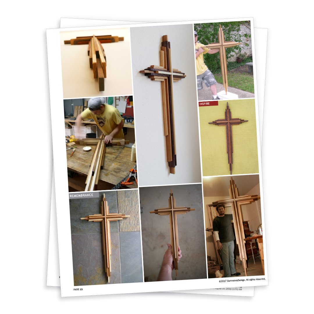 Load image into Gallery viewer, Twelve-Foot-Tall DIY Wooden Cross Plans
