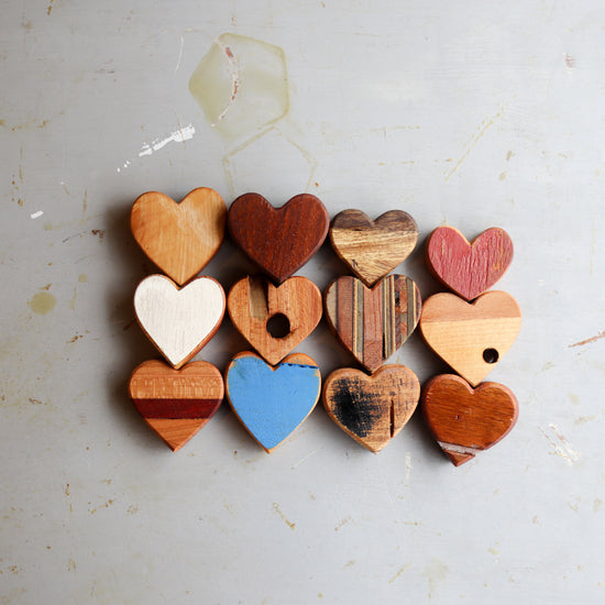 Wooden Hearts for Craft Projects, Rustic Heart Shapes Crafting