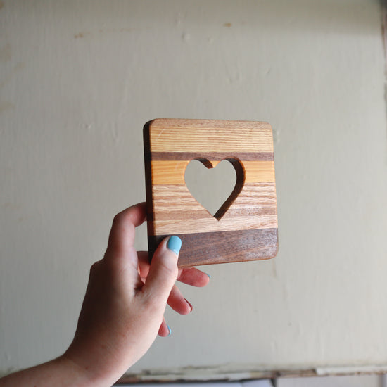 Wooden Heart Tiles