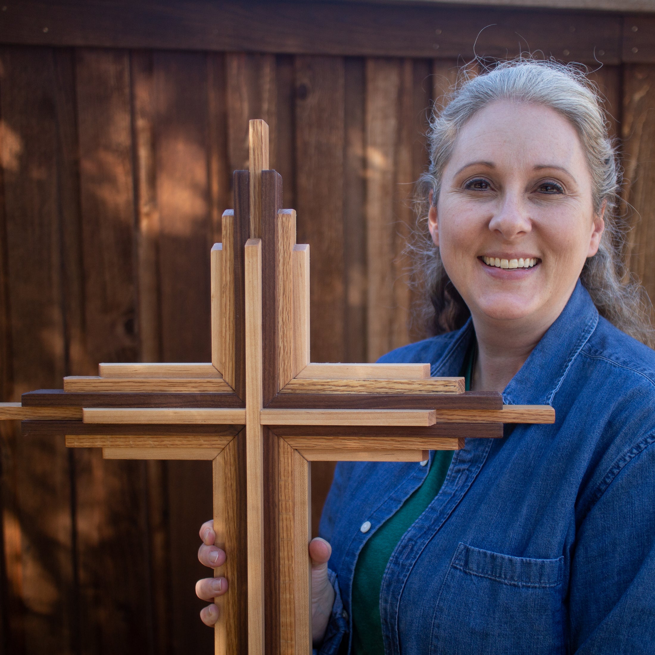 Large Wooden Church Cross – Dennehey Design Co.