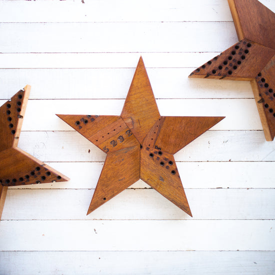 Load image into Gallery viewer, Reclaimed Piano Wood Stars
