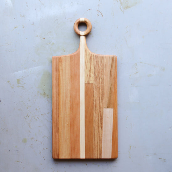 Hand-Carved Handle Cutting Board