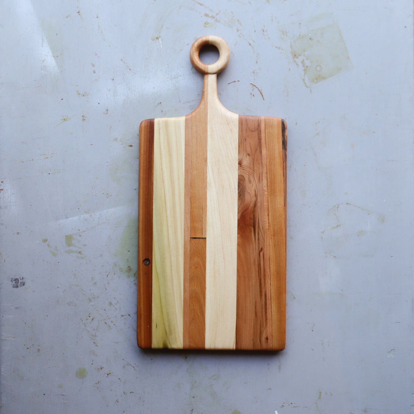 Serving Boards with Hand-Carved Handle